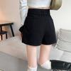 Женская юбка в корейском стиле Мини-юбка с высокой талией и поясом Короткая юбка-кюлот Уличная одежда Юбка-карго с большим карманом Шорты Мини-шорты с защитой от воздействия Юбка