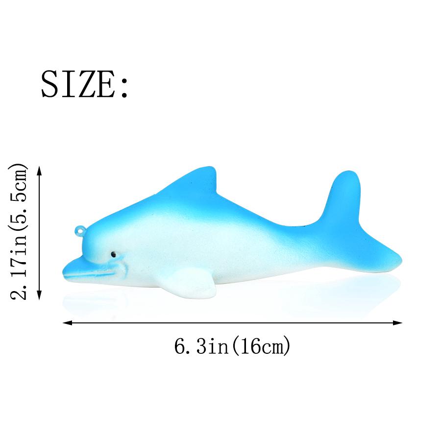 Мягкие милые дельфины, детские игрушки для детей, антистресс, медленный рост, мягкие мягкие игрушки с подвеской на ремешке, игрушка для снятия стресса, забавные подарки