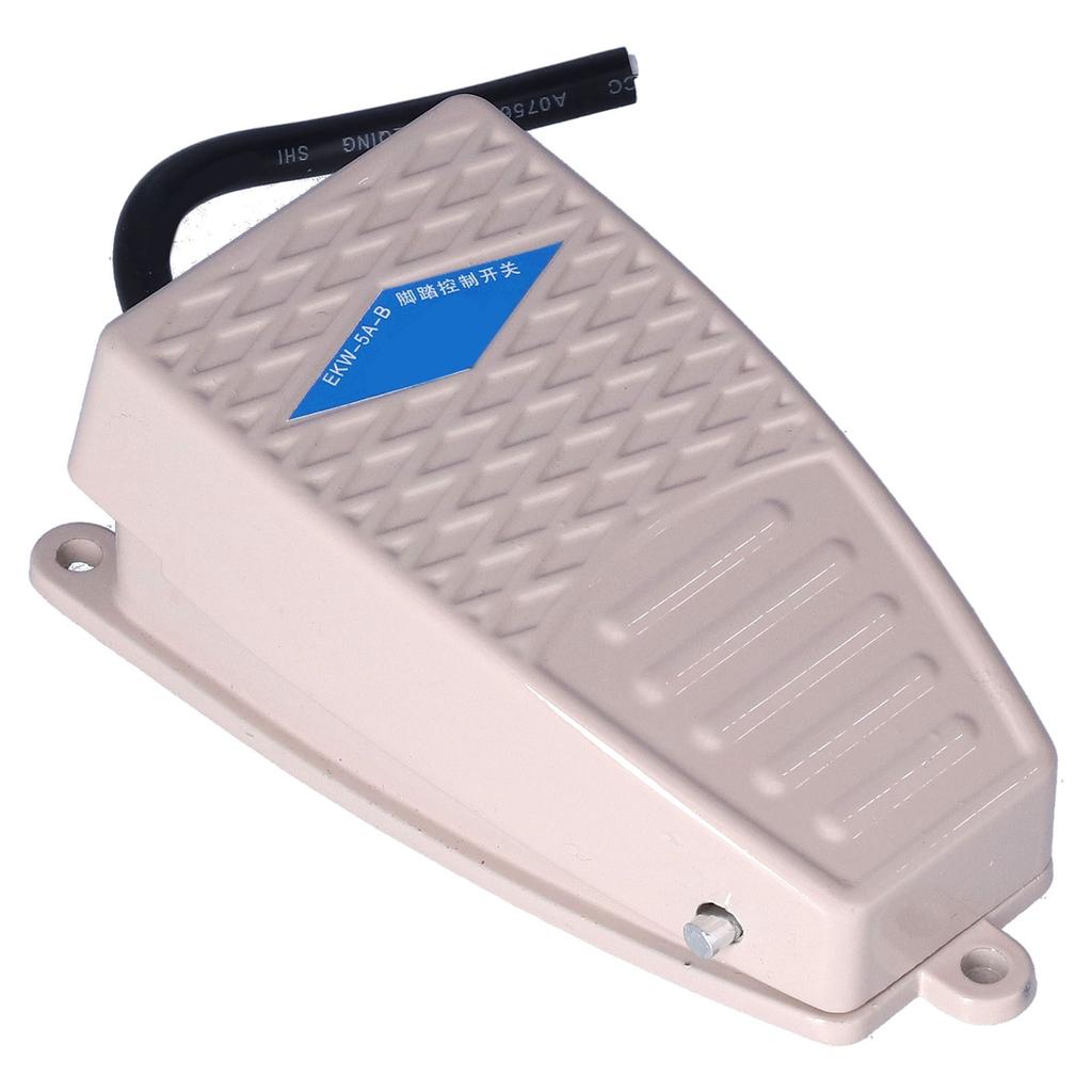 BERM Педальный переключатель Нескользящий алюминиевый сплав Ножной педальный контроллер AC380V DC220V