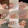 Элегантные корейские серьги-гвоздики с жемчугом для женщин: Универсальные, Высококлассные Стильные Украшения