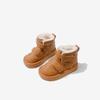 Korean Retro Children's Shoes Snow Boots Winter New Cotton Shoes Children's Piled Thickened Cotton Boots