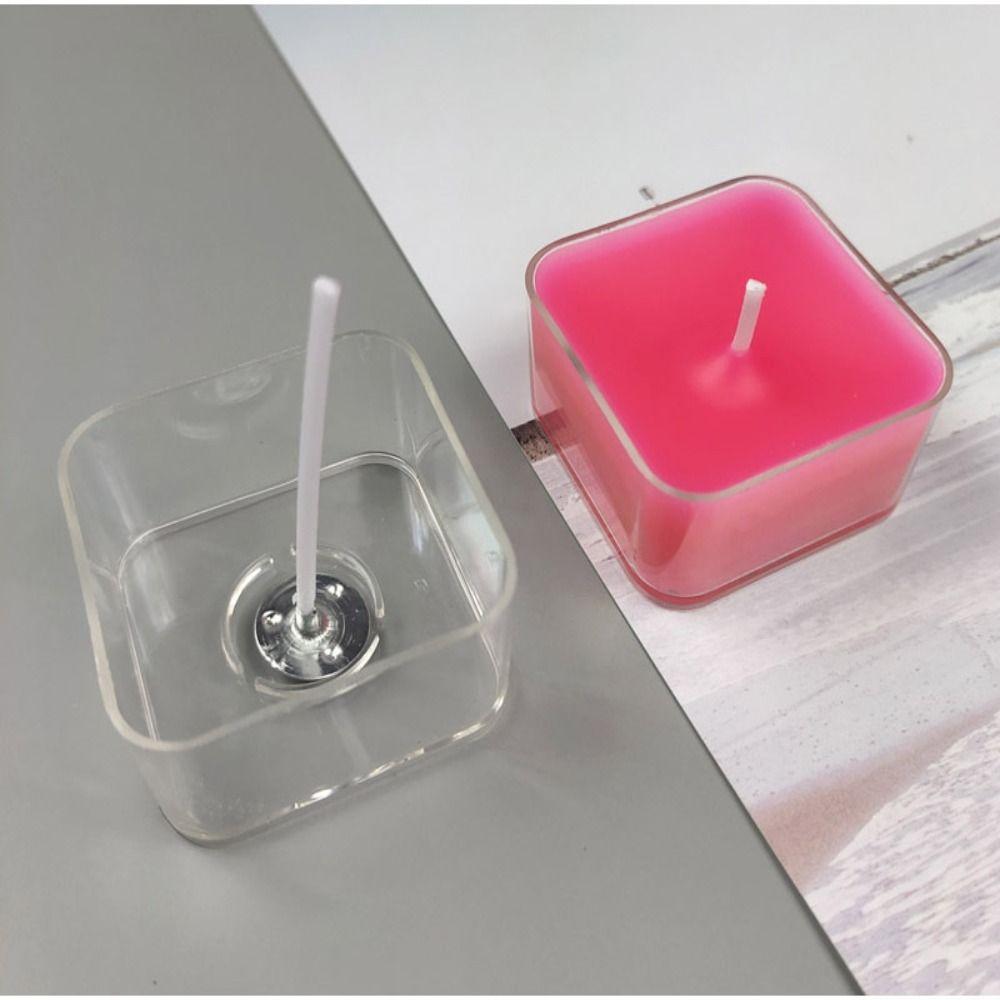 10Pcs Heat-Resistant Candle Mold Candle Making Supplies Candle Cup Holder Wedding