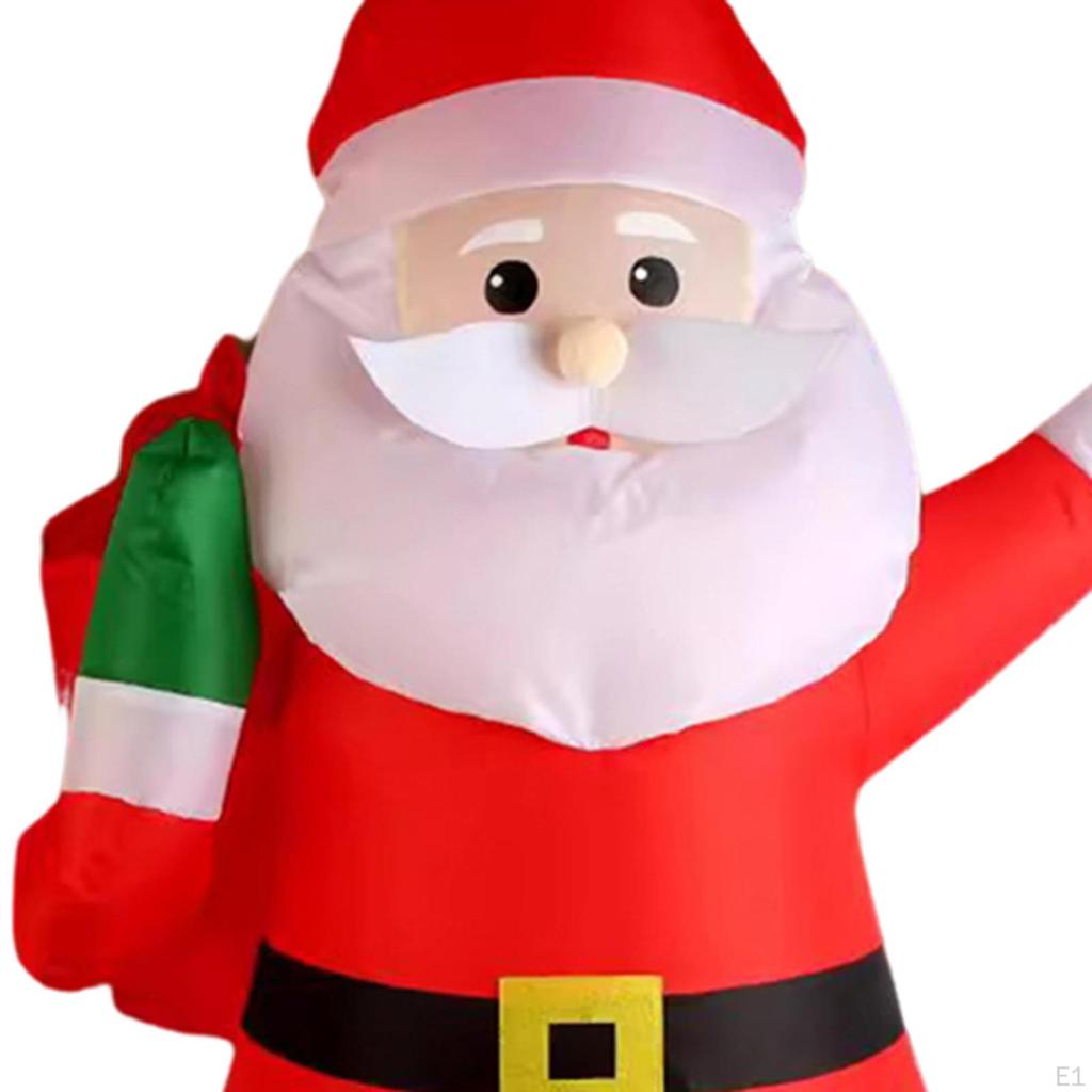 Надувной тканевый Санта-Клаус Рождественское украшение на год