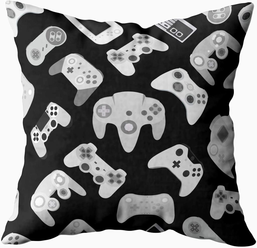 RZN Gamer игровой контроллер джойстик чехол для подушки с джойстиком красный плед наволочки 45x45 см для домашних диванов