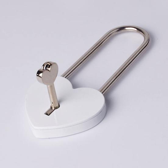 1 комплект, длинный замок для любви, высокая твердость, износостойкий для хранения, цинковый сплав, комбинированный навесной замок в форме сердца для путешествий