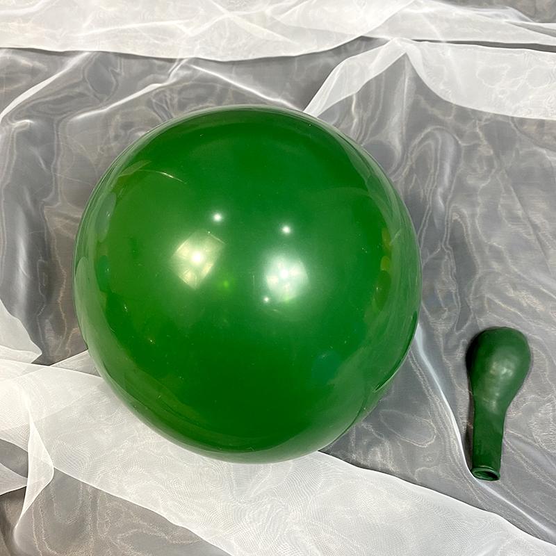 Dark Green Balloon  Colorful Latex Balloons Birthday Decor Wedding Background Arch Home Decoration Baby Shower Toys