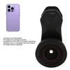 Phone Lens Aluminium Clip On Smartphone Camera 170° Super Wide Angle Lens with Cover Stand Wiping Cl