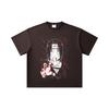 260 GSM Double Yarn 32 Count 100% Cotton Naruto V4 Itachi Print Unisex Heavy Cotton T Shirt… More