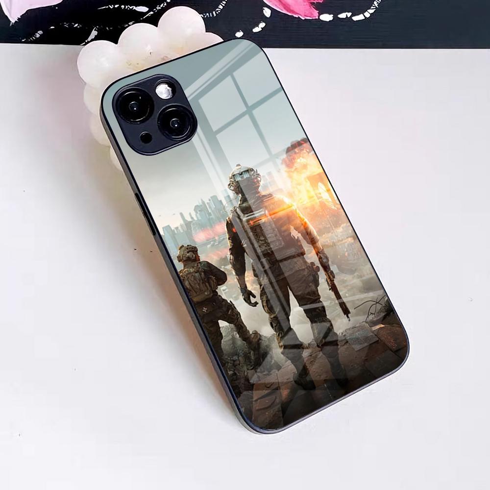 Чехол для телефона Game Battlefield 6 для IPhone 17 Pro Max 16 15 14 Pro Max 13 11 X Xs Xr 8 7Plus Стеклянная крышка