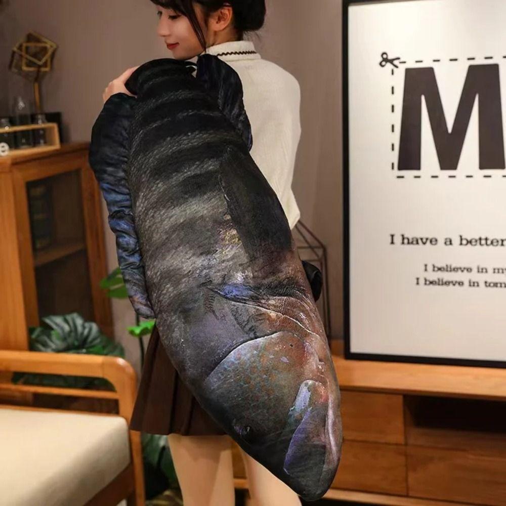 Soft Simulation Sea Fish Plush Toys Stuffed Fish Sleeping Pillow Dolls Bedroom