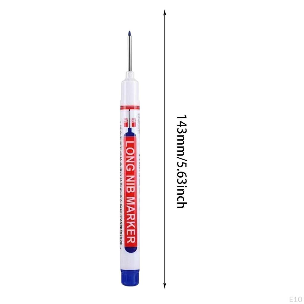 Маркер для глубоких отверстий Плотницкий разметочный инструмент Строительство Ручка с длинным наконечником для деревообработки Архитектор