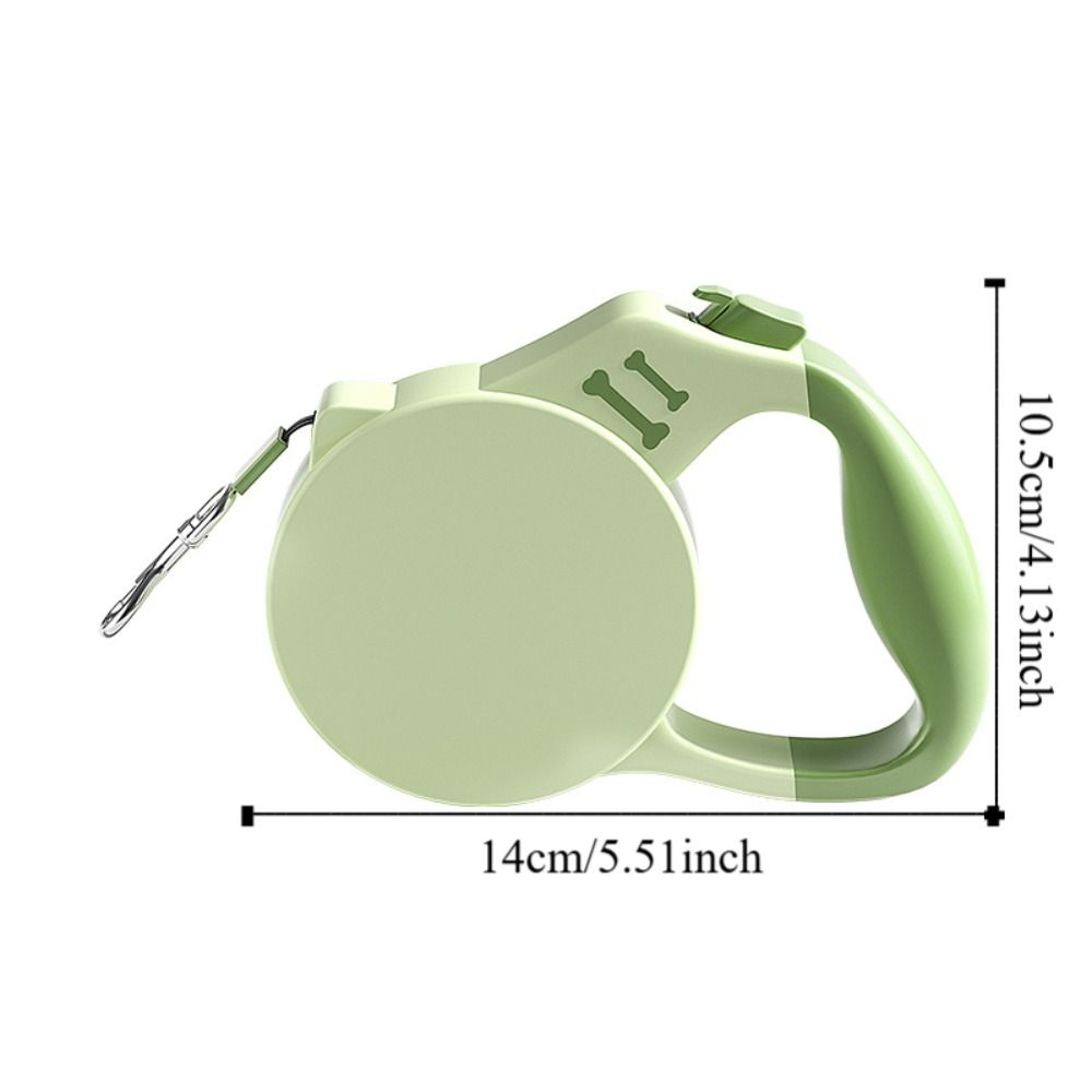 Пластиковый автоматический выдвижной поводок 3 м Собачья цепь Товары для питомцев Цепь для щенка Корги