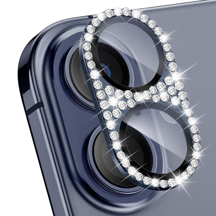Hat-Prince Blink Diamond Алюминиевый сплав Пленка из закаленного стекла для объектива камеры iPhone 17 Pro Max, Защита объектива HD от царапин