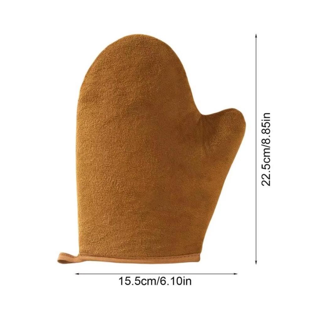Makeup Applicator Body Lotion Glove Reusable Quick Dry Flocking Gloves Gifts Self-Tanning Mitt
