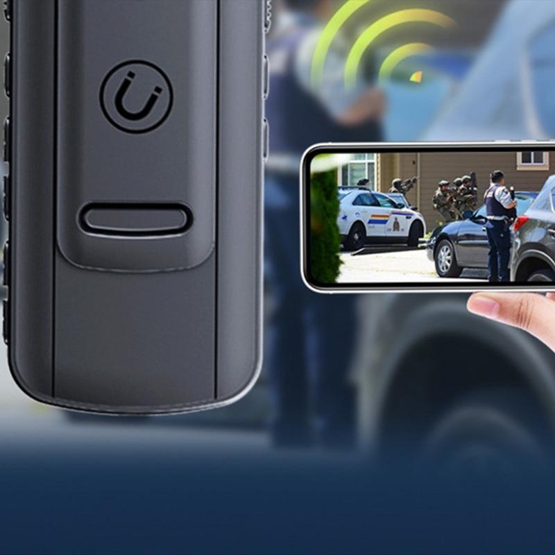 Wearable Body Camera with Magnetic Design 1080P Video and Long Battery Life for Journalists and Adventure Enthusiasts