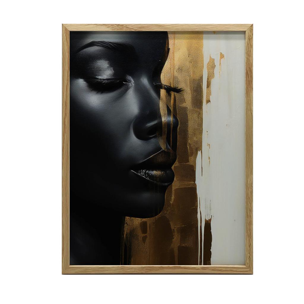 Golden Power Golden Power, 40X50 Cm, Gold Aluminum Frame, 230 Gsm Matte Paper