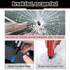 2 In 1 Car Safety Hammer Emergency Window Glass Breaker Cut Seat Belt High Hardness Tungsten Steel Rescue Tool Auto Accessories