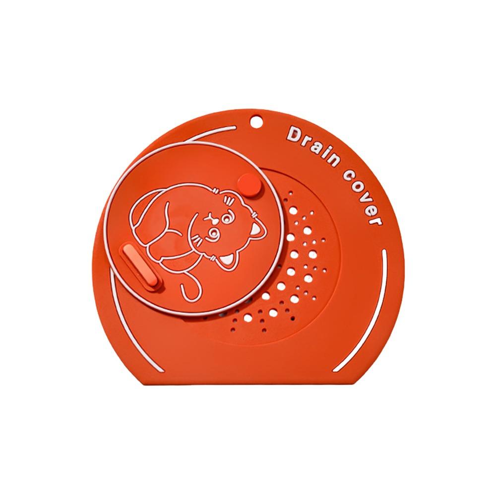 Silicone Floor Drain Mat Anti Odor Kitchen Sink Seal Mat for Bathroom Hair Collection