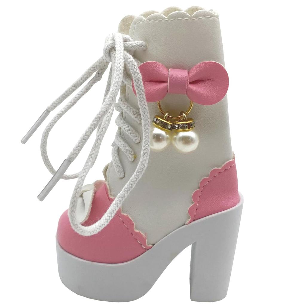 Кукольная платформа OLYOLY Короткие Высокие Милые Кукольные Миниатюрные Горничные Носки Включены [набор из 2 предметов] 1/3 Обувь, Сапоги, Каблуки, Одежда, Кукла, Лента, Костюм,