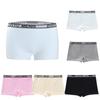 Нижнее белье для девочек, 4 шт., хлопковые детские трусики, мягкие детские трусы-боксеры, дышащие трусики для маленьких девочек, спортивные трусики для подростков 8-14 лет