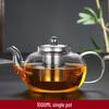 Matte High Borosilicate Glass Teapot Set with Built-in Stainless Steel Filter, High Temperature Resistant