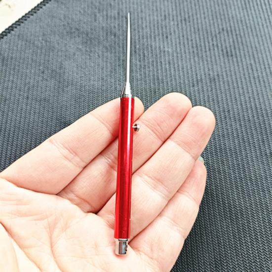 Зубочистка высокой твердости, не ржавеющая, водонепроницаемый, эластичный титановый брелок, подвеска, металлическая зубочистка, инструмент для кемпинга, уличные принадлежности