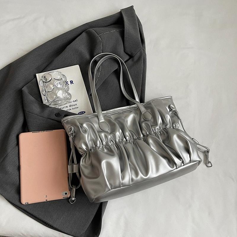 Горизонтальная сумка-облако, плиссированная большая сумка, осенне-зимняя новая сумка на плечо под мышками, модная женская сумка