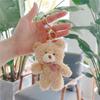 DIY Trinket Plush Rabbit Keychain Bear Plush Keychain Dog Plush Keyring Backpack Pendant