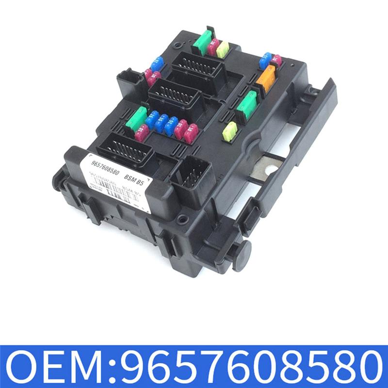 A28G-Модуль блока предохранителей BSM B5 9657608580 6500Y1 Для Peugeot 206 307 406 Citroen C2 C3 C5 Berlingo Xsara Блок предохранителей