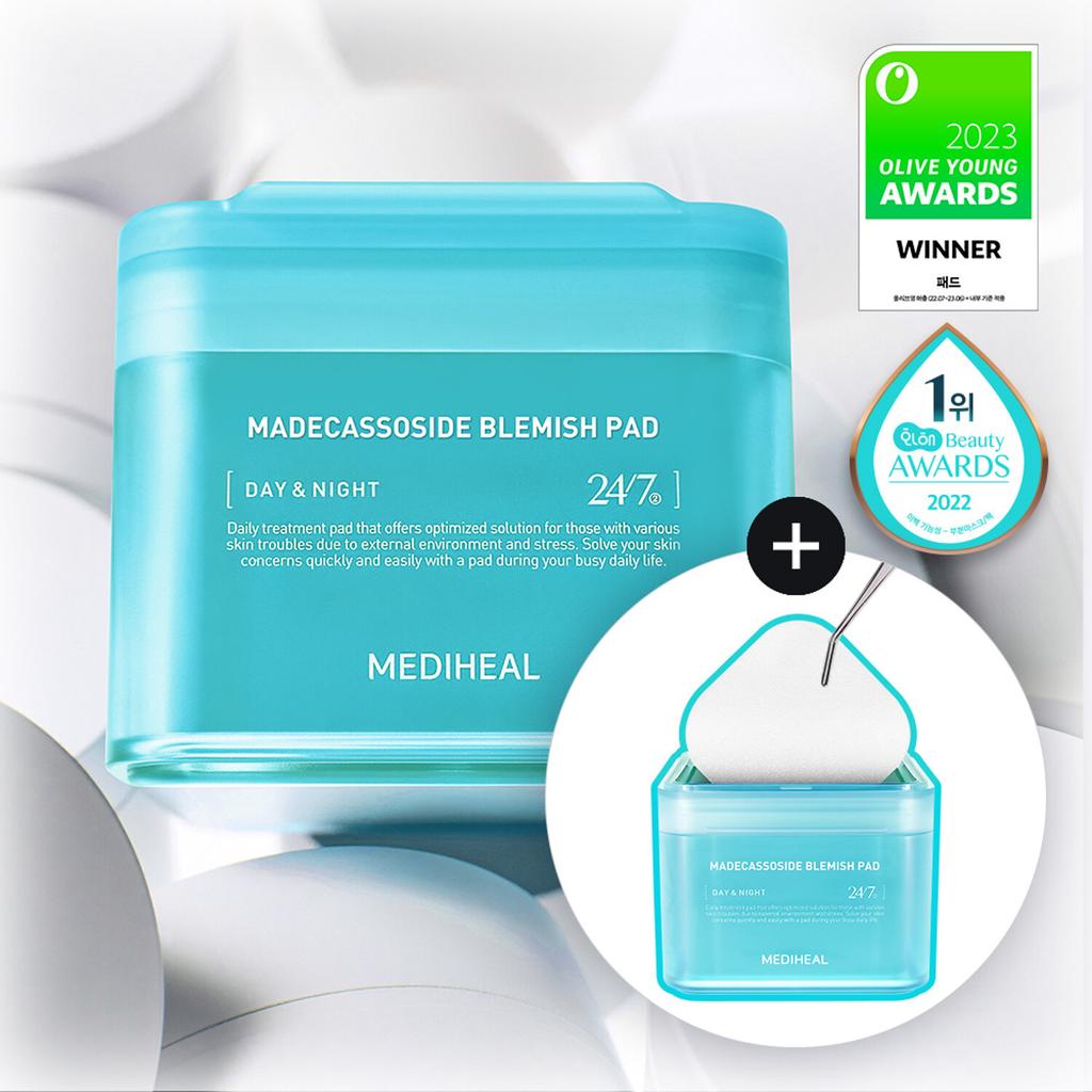 Mediheal Подушечки для устранения дефектов кожи Madecassoside Blemish Pad 100 шт., двойная упаковка