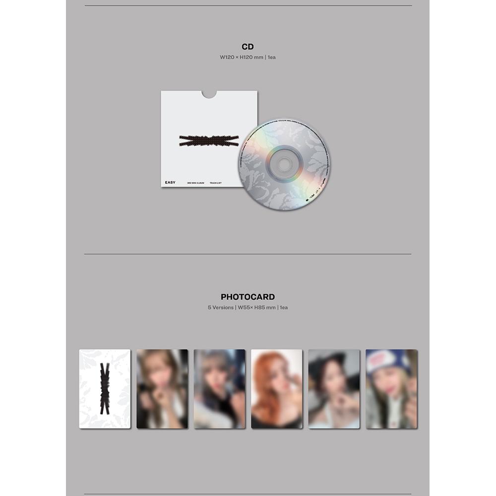 LE SSERAFIM ЛЕГКО (КОМПАКТНАЯ вер.) Вкл.. Эксклюзивная фотокарточка KPOP MERCH