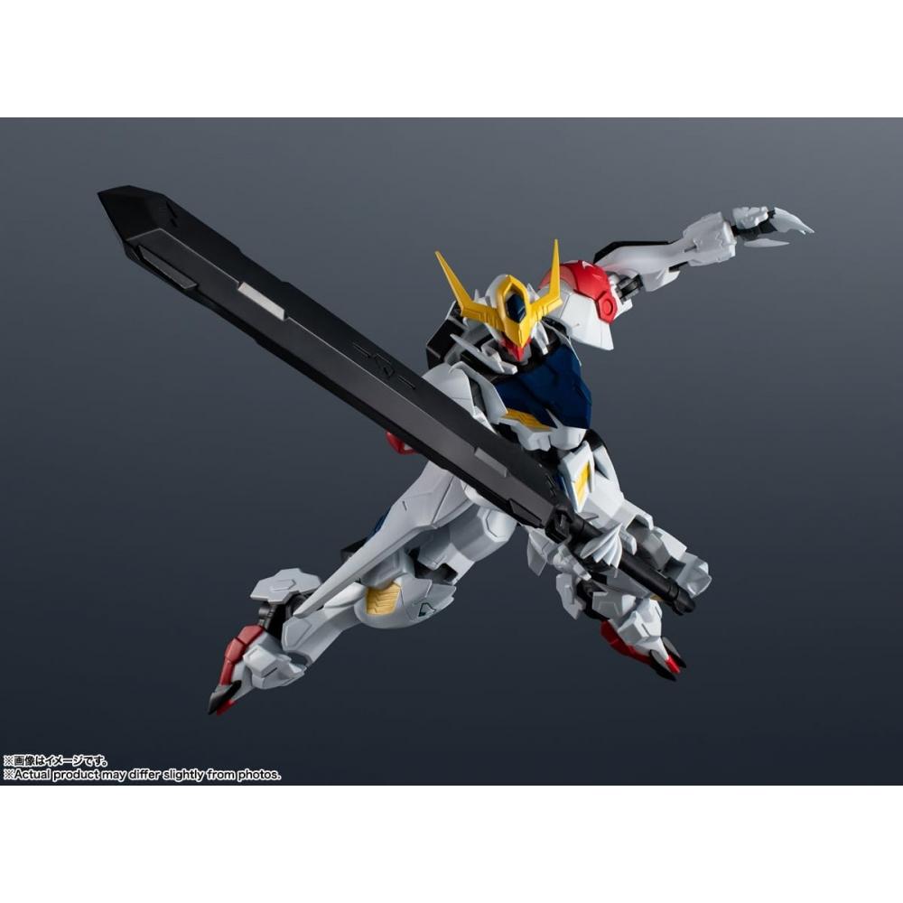 GUNDAM UNIVERSE Мобильный костюм Gundam Iron-Blooded Orphans ASW-G-08 GUNDAM BARBATOS LUPUS Приблизительно 160 мм окрашенная подвижная фигурка из ПВХ и АБС