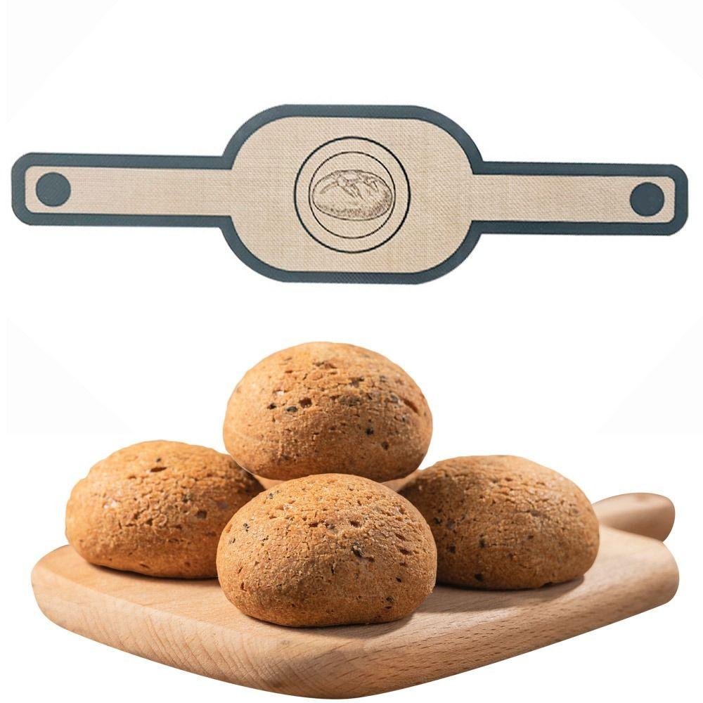 Овальный коврик для выпечки, антипригарный слинг для хлеба, многоразовый силиконовый коврик для выпечки, кухонная выпечка