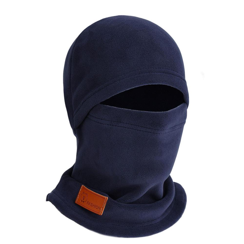 Windproof Winter Fleece Balaclava Thermal Face Cover Moto Full Face Mask Warm Cycling Cap Outdoor
