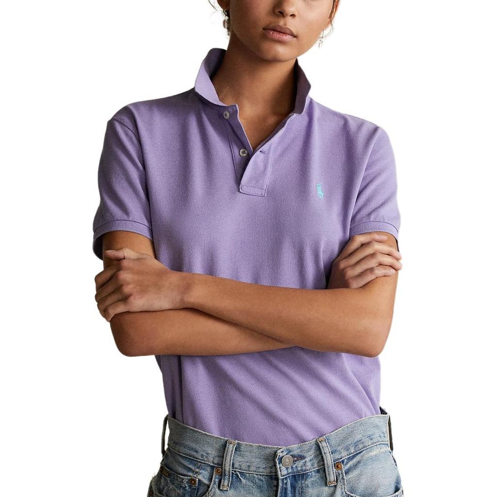 Поло Ralph Lauren с вышитым логотипом пони Женские топы WMPOKNINCU20059-510