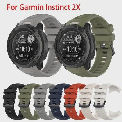 Силиконовый ремешок Garmin Instinct 2X с пряжкой из нержавеющей стали