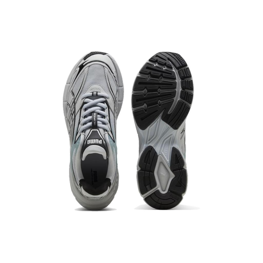 Puma Velophasis Always On Ткань Синтетическая кожа Спортивный комфорт Низкий верх Повседневная обувь для образа жизни Унисекс Повседневная обувь Платиновый серый Серебристый 395908-03