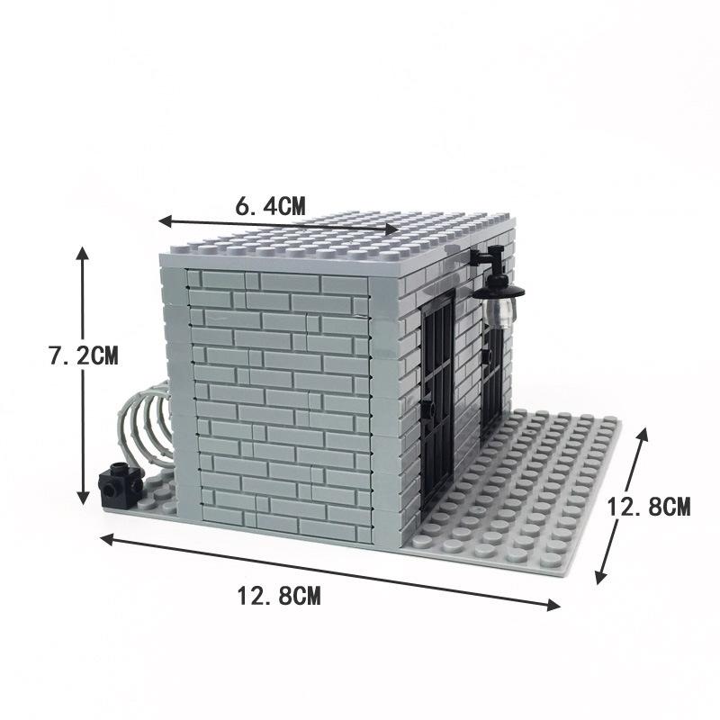 Moc Prison Building Blocks Военная сцена Cell Building Blocks Детские строительные блоки Игрушки