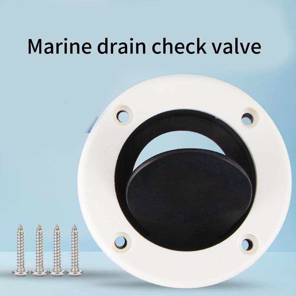 Boat Marine Drain Outlet Valves Scupper Yacht Drainage Solution Mount Plug Simple Installation for Boating Enthusiasts
