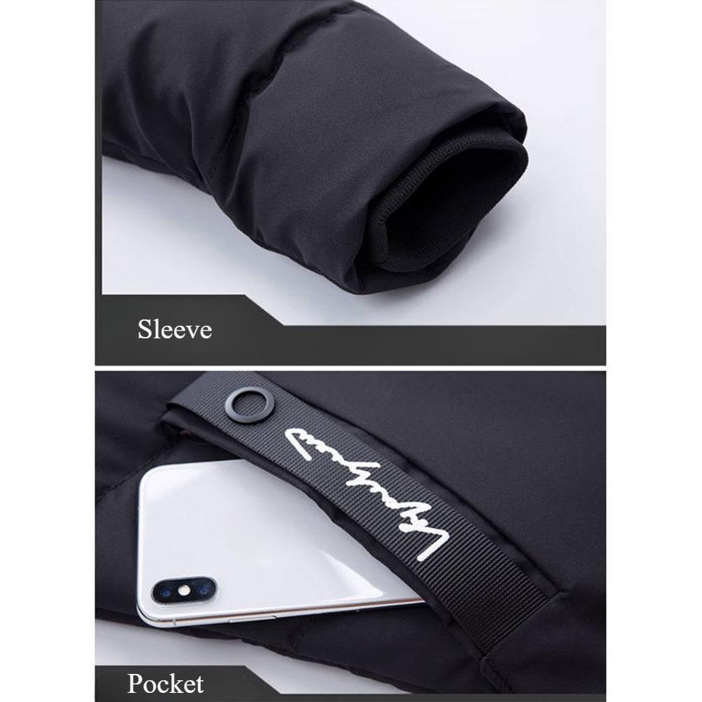 Зимняя мужская длинная парка, модная мужская меховая куртка, термопарка, пальто, повседневная теплая ветровка, утепленная мужская одежда