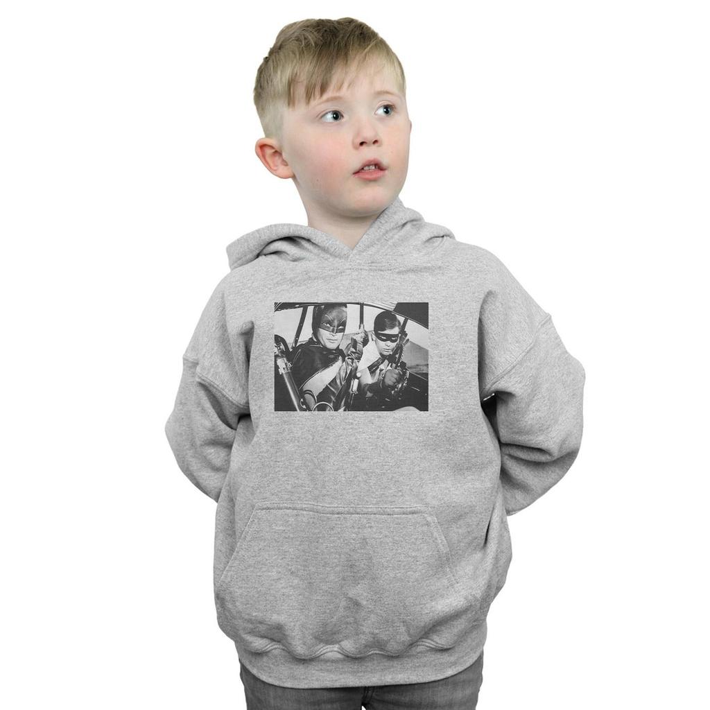 DC Comics Boys Batman TV Series Ready For Action Hoodie