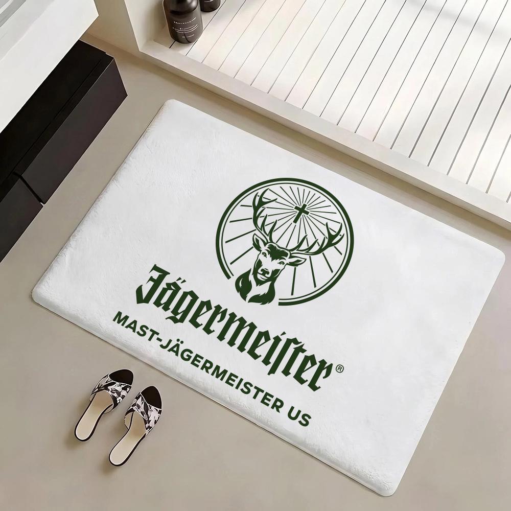 Модный коврик для ног J-Jagermeister Эко-фланель Нескользящий Без запаха Для помещений Мягкий Короткий плюш Ковер для пола