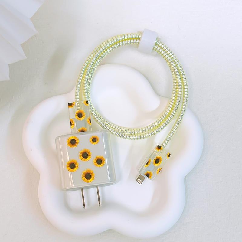 Защита кабеля для передачи данных, спиральная защитная намотка для Apple Iphone 18 Вт 20 Вт, защита для зарядного устройства, силиконовый чехол, предотвращающий поломку