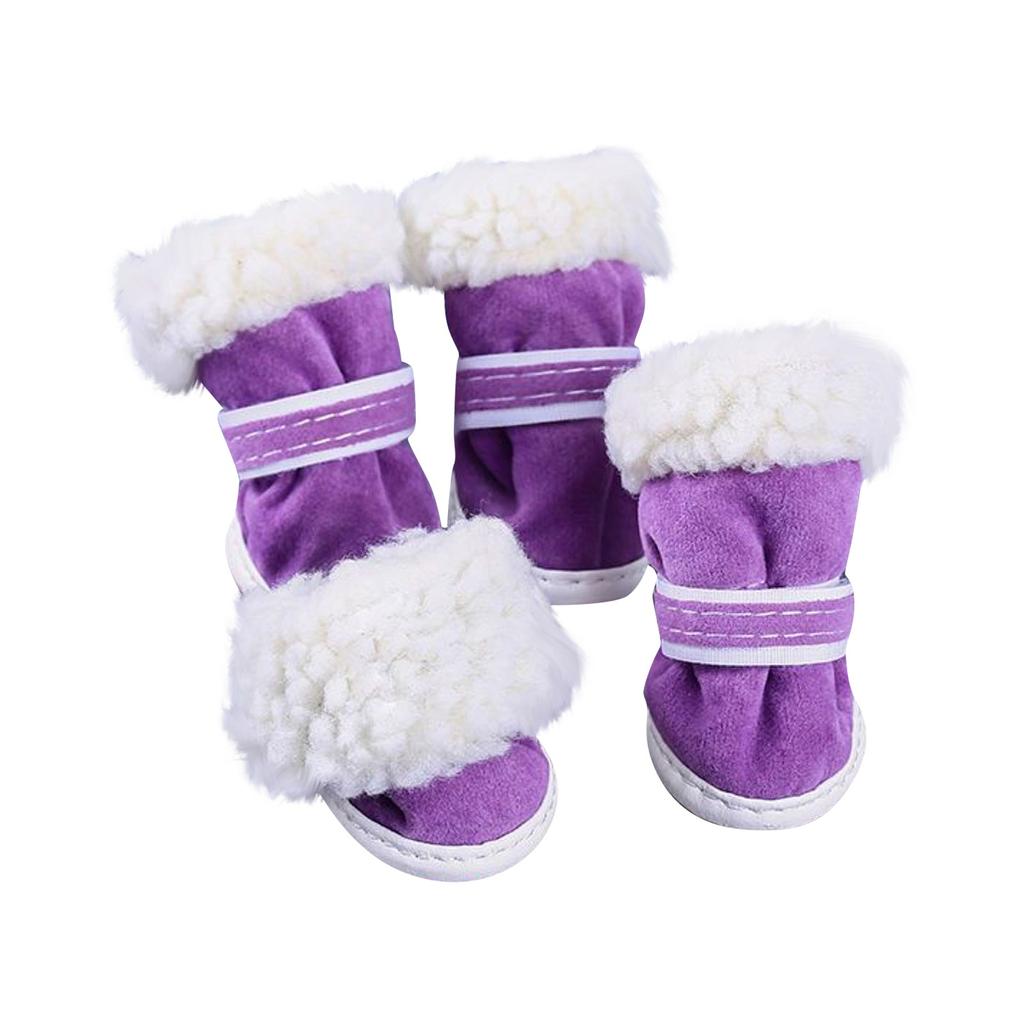 Теплая обувь для домашних животных Зимние милые зимние сапоги Хлопковая обувь Товары для животных