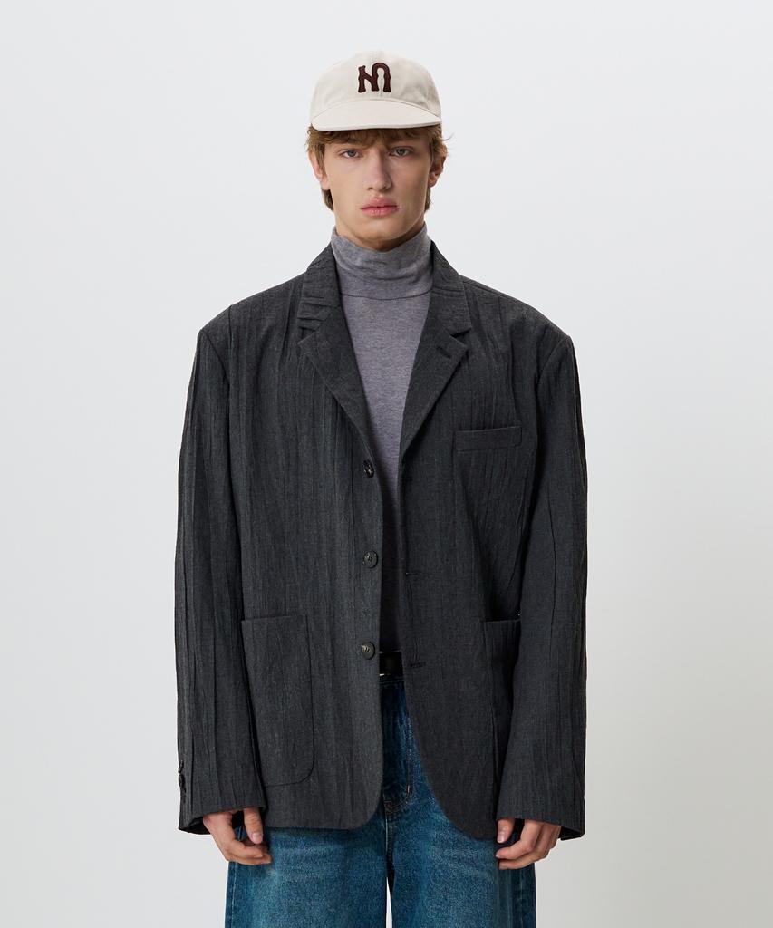 KNOUUN Winkle Blazer (Shadow Charcoal)