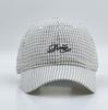 Fashionable Multi Color Plaid Embroidered Stylish Classic Customizable Daily Casual Streetwear Baseball Cap