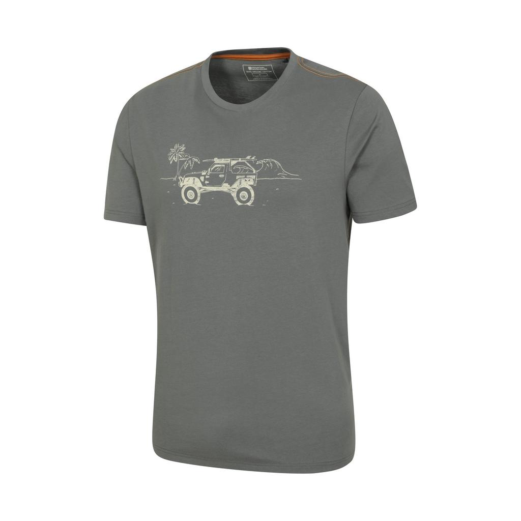 Mountain Warehouse Mens Ocean Drive Organic T-Shirt