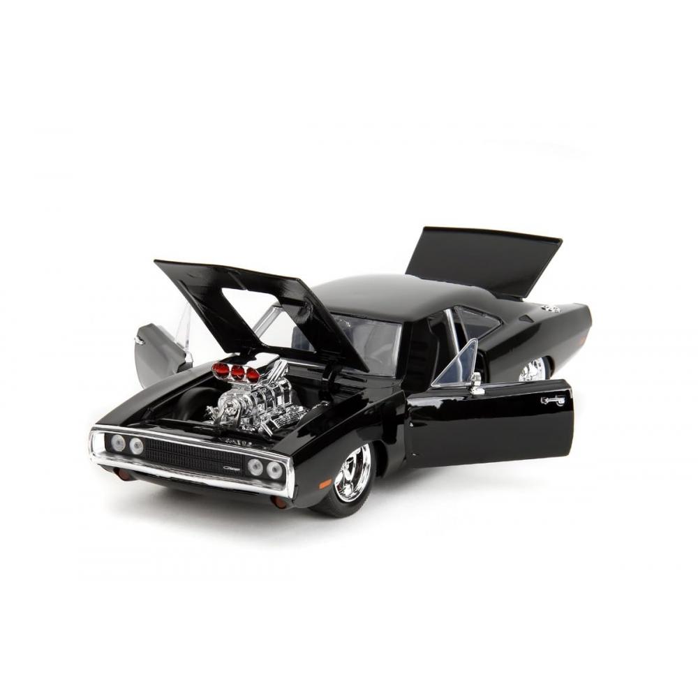 Jada Toys Fast & Furious Series 124 F&F Dodge Charger RT Black (Доминик) Готовый продукт