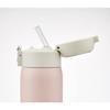 Skater Straw Mug, Dusky Pink, 350ml, Insulated Stainless Steel Water Bottle, One-Touch Open, STOT3ST-A