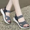 2025 Summer New Sandals For Women Light Sports Style Comfortable Rubber Large Size Woven Shoes Versatile Breathable Casual